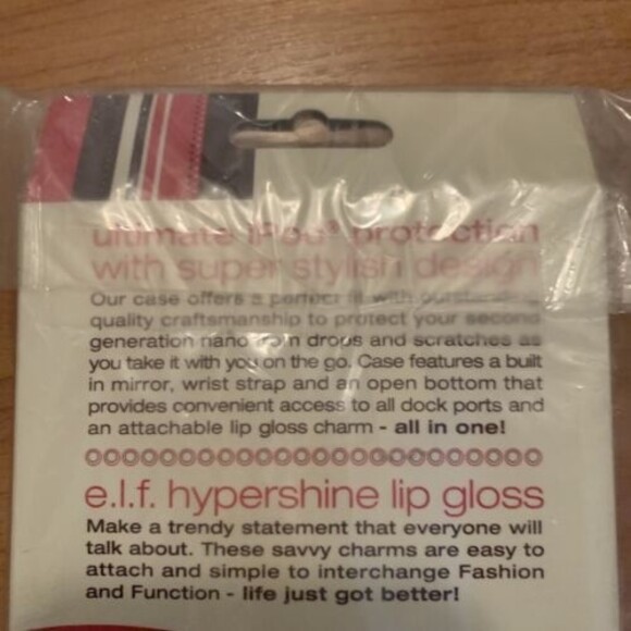 Fashionation Faux Leather Trendy Protective Case for ipod Nano 2nd Gen Pink - Picture 8 of 9